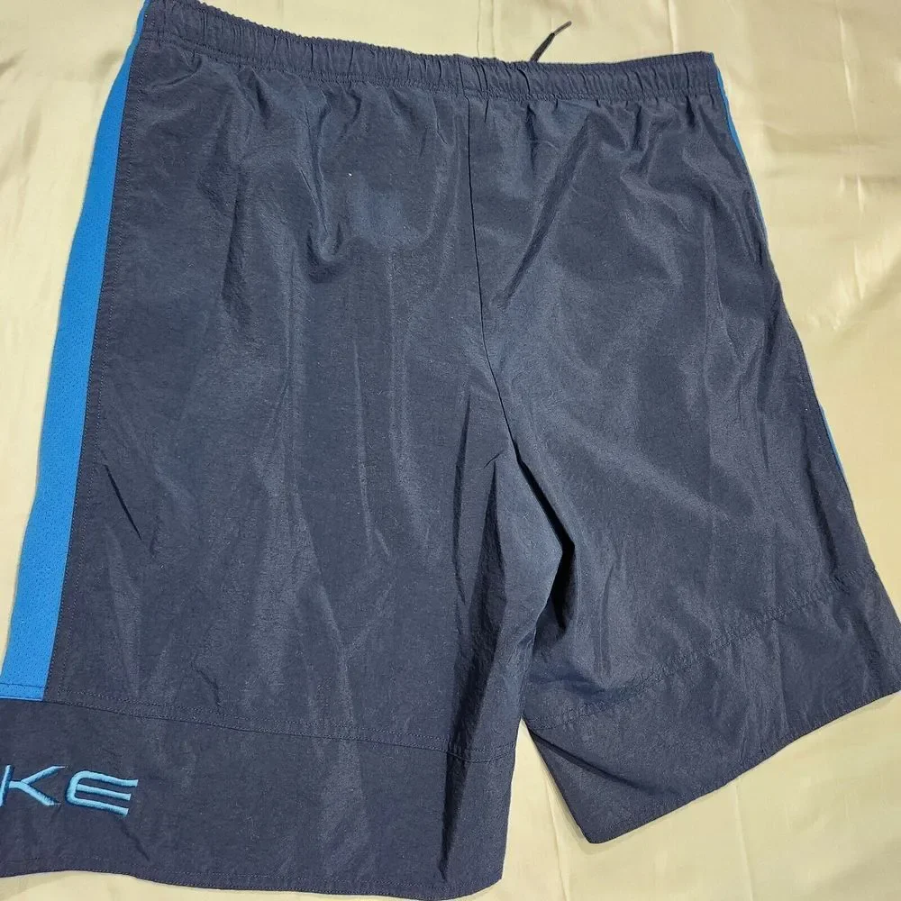 Vintage Nike Swim Trunks Men L *READ* Board Track Shorts Mesh Lined Y2K Spellout